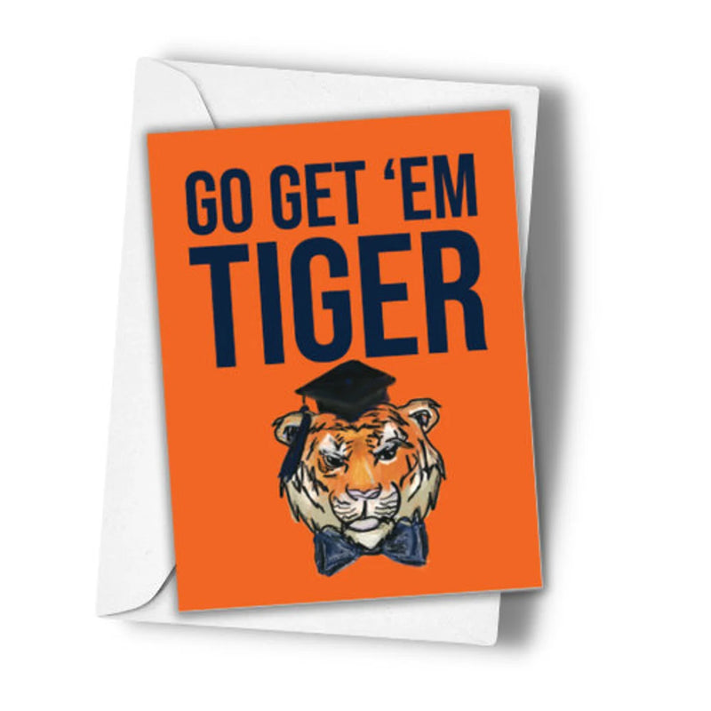Greeting Card - Get 'Em Tiger