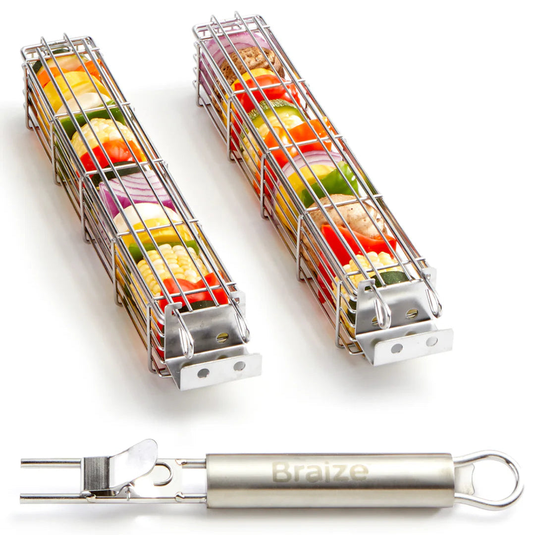 2-Pc Kabob Basket Set