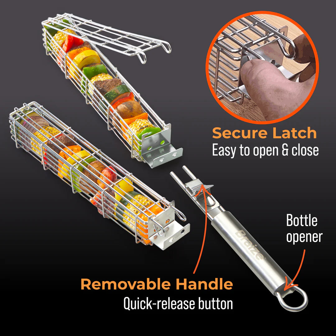 2-Pc Kabob Basket Set
