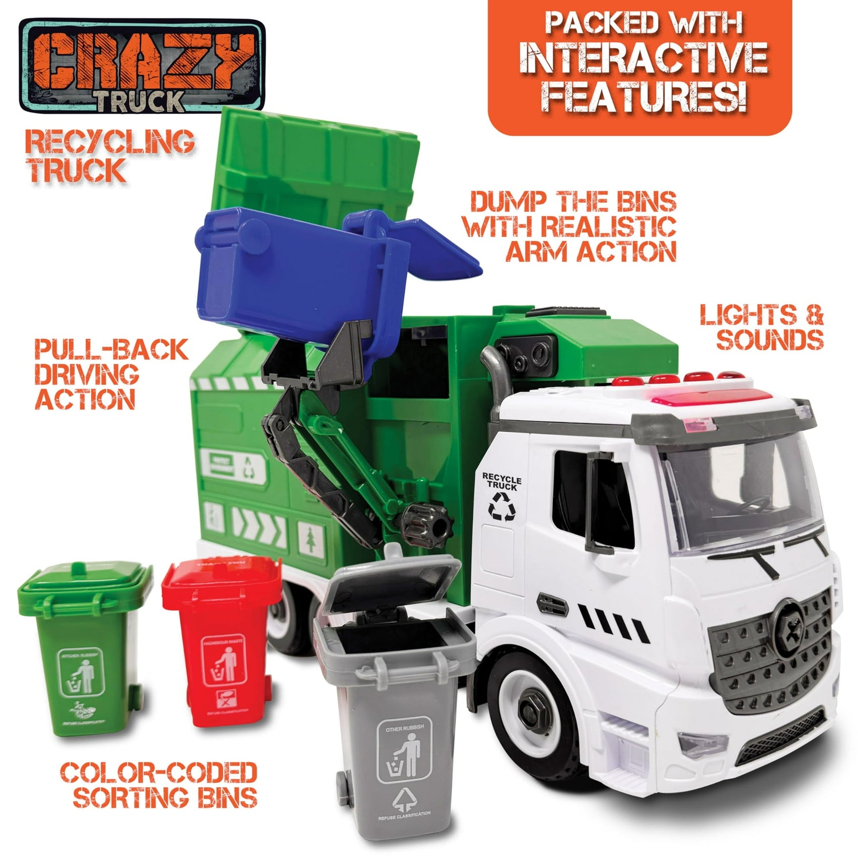 Crazy Truck - Recycling Truck