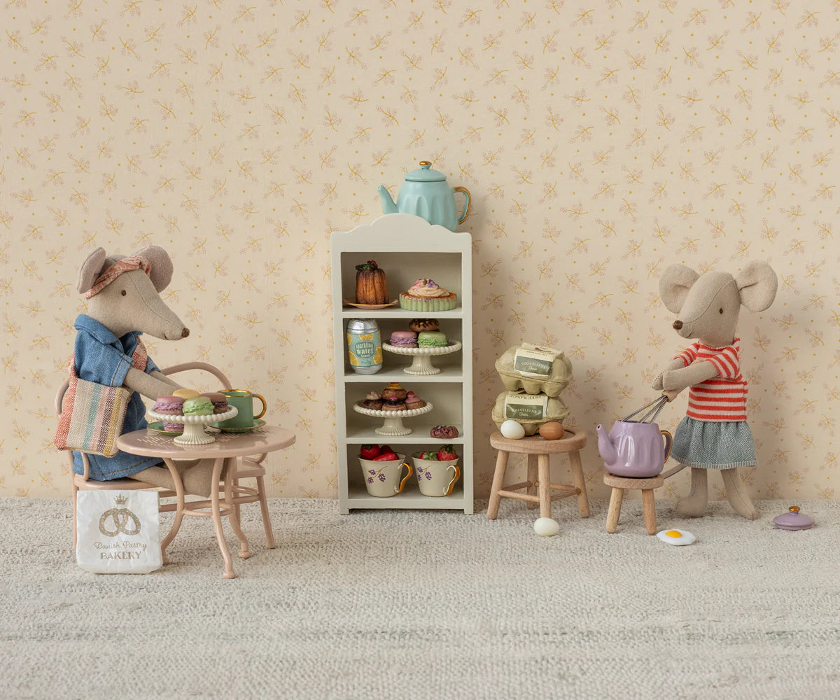 Mouse Cafe Set - Pale Pink