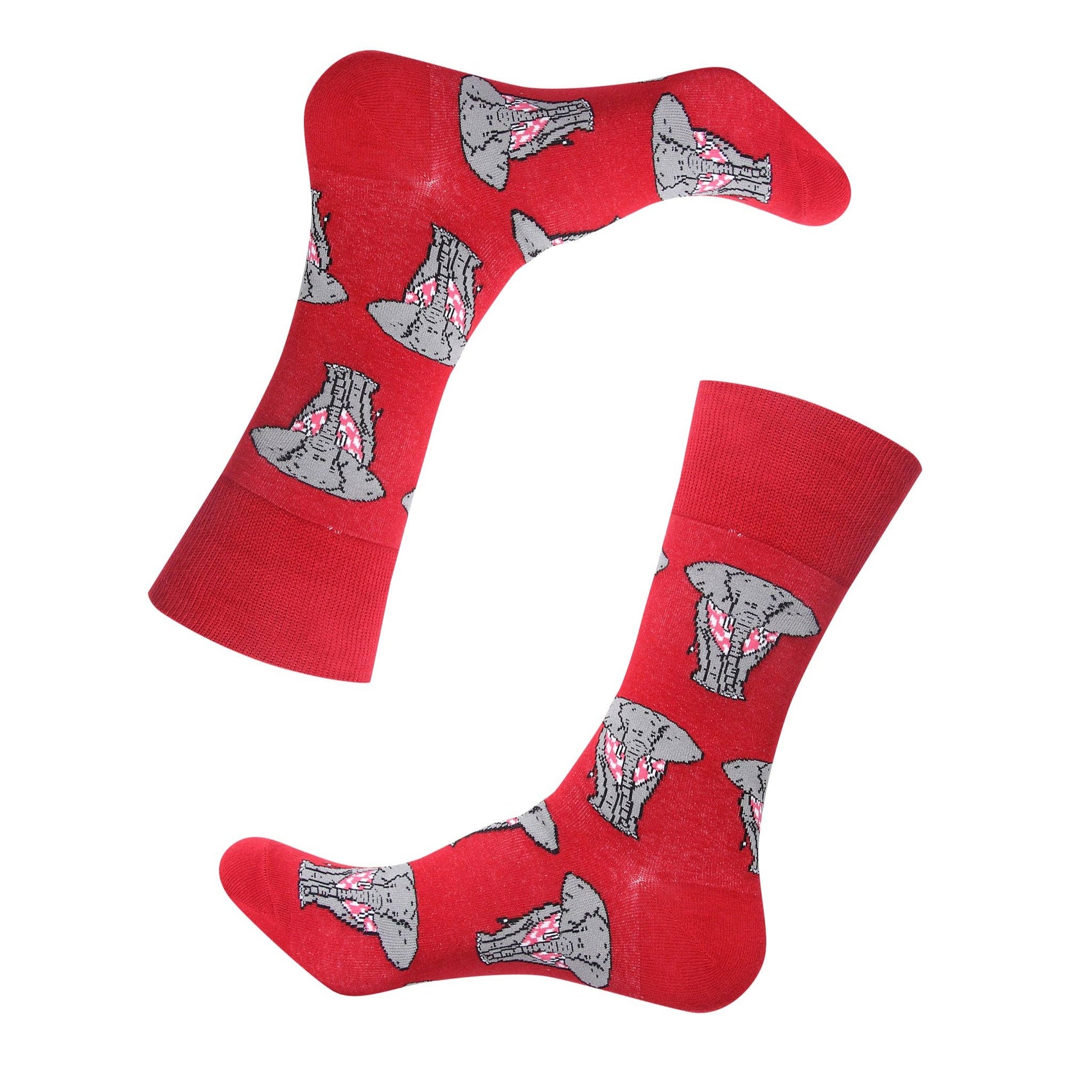 Detail view of Elephant Front Socks by Barrel Down South