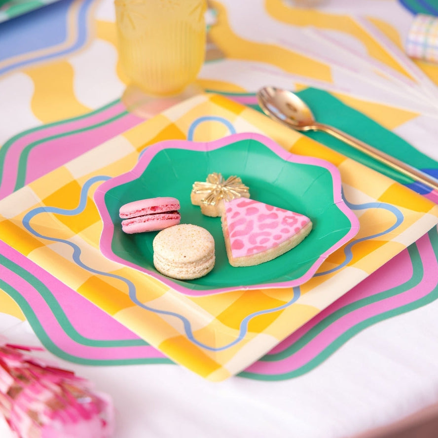 Alternate view of Colorwave Pop Dessert Plates by Packed Party