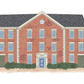 Framed Samford Sorority House Print