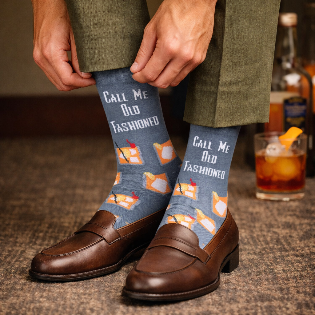 Alternate view of Call Me Old Fashioned Socks by Barrel Down South