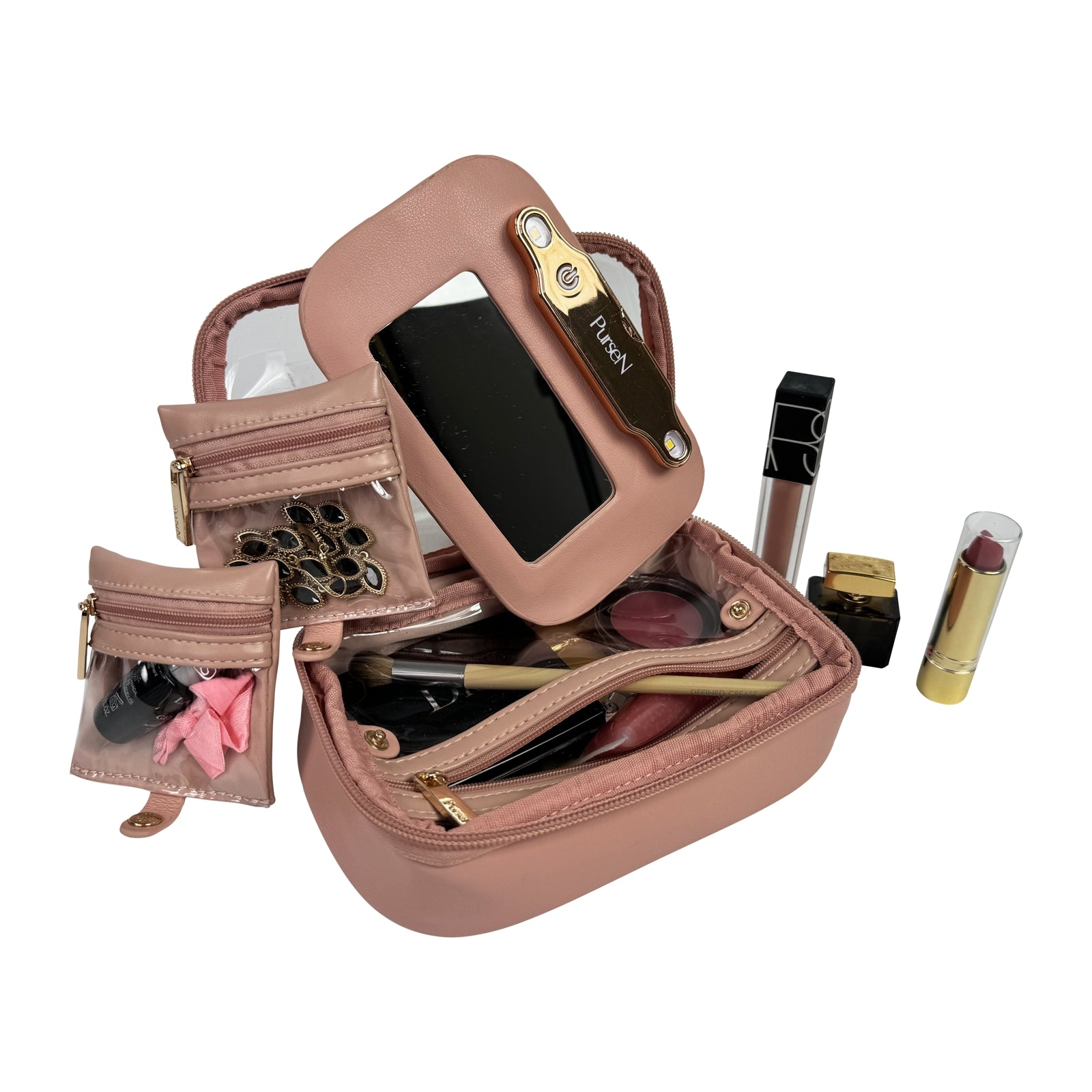 LittMini Lighted Mirror Case