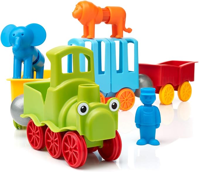 Alternate view of SmartMax My First Animal Train, 22-piece by Smart Toys and Games