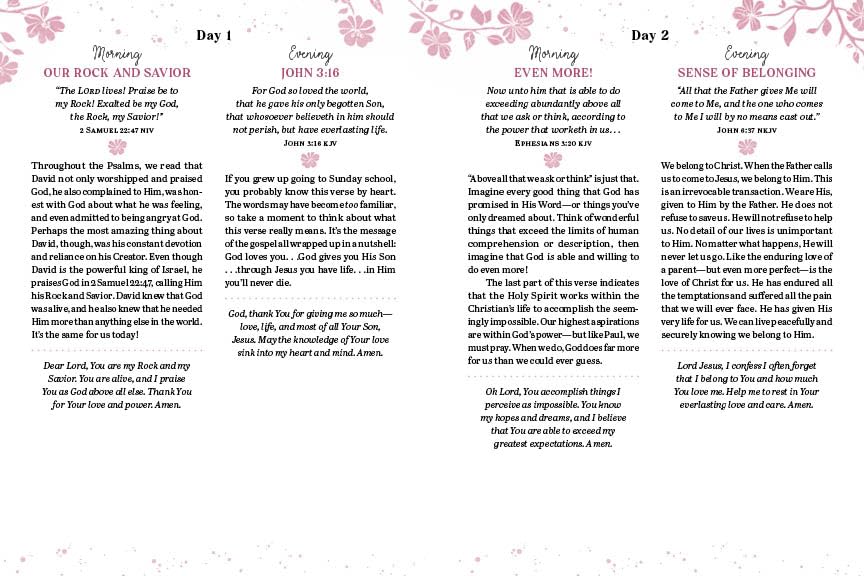 3-Minute Devotions for Women: Morning & Evening