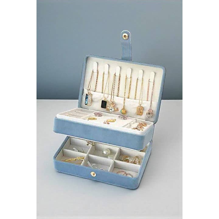 Gracie Velvet Jewelry Box