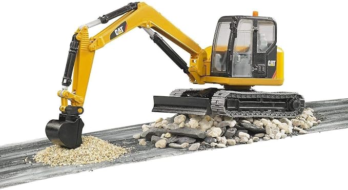 Detail view of Caterpillar Mini Excavator by Bruder Toys
