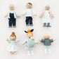 Wooden Dolls House Family