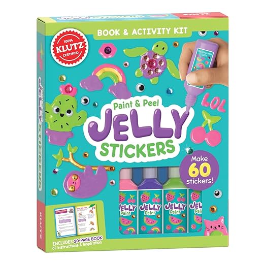 Paint & Peel Jelly Stickers Activity Kit by Klutz