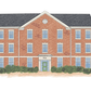 Framed Samford Sorority House Print