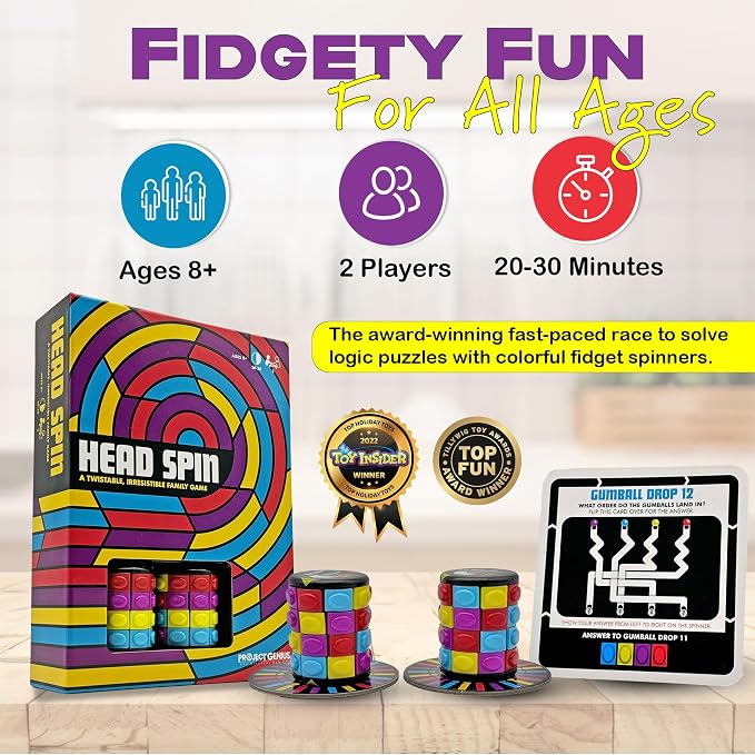 Detail view of Head Spin, 100 cards by Project Genius