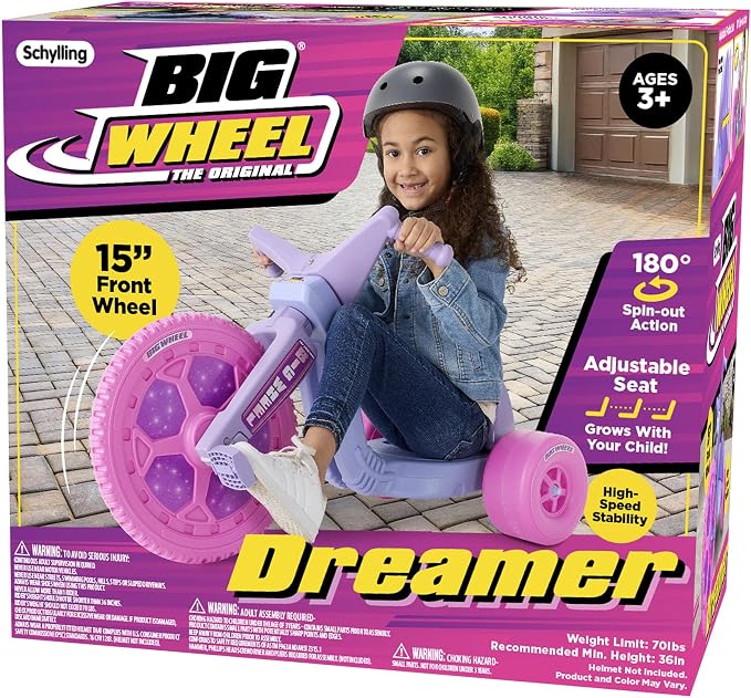 Angled view of Big Wheel Dreamer by Schylling