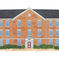 Framed Samford Sorority House Print