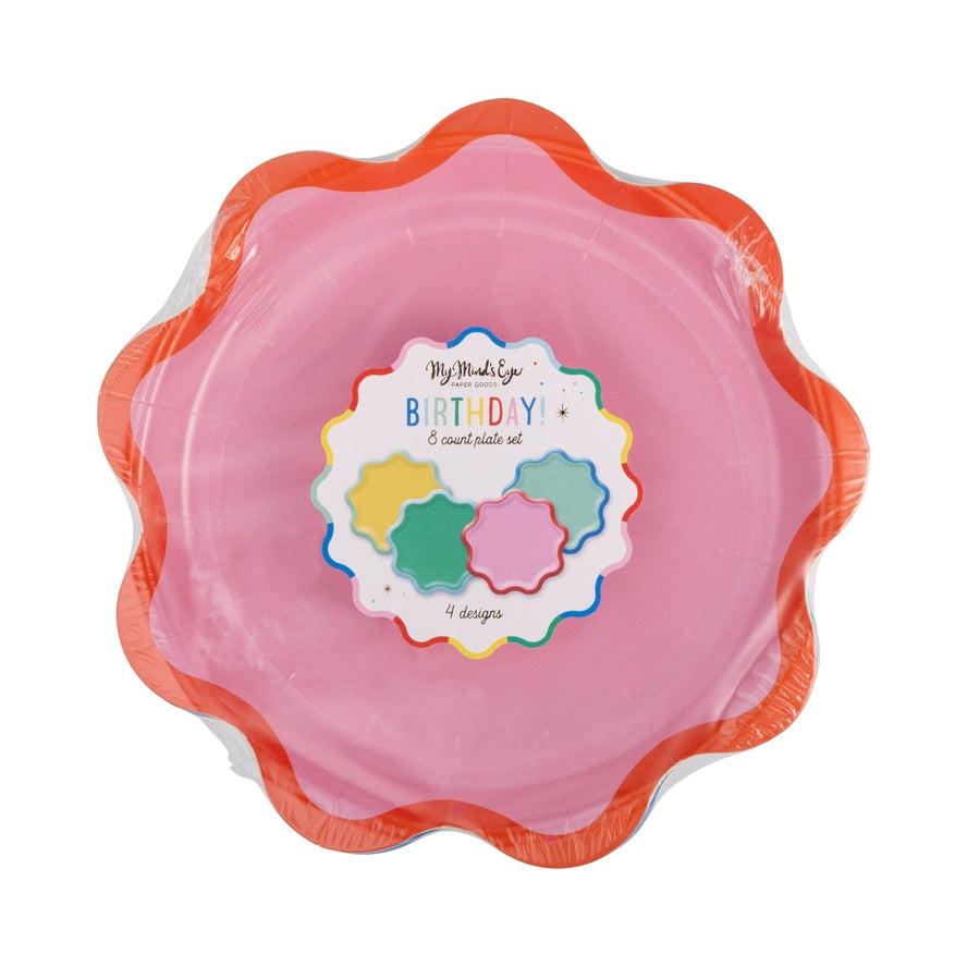 Ric Rac Edge Dessert Plate by My Mind's Eye