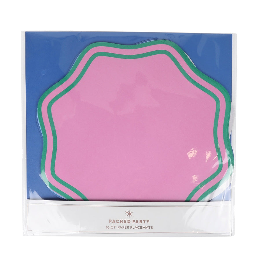 Colorwave Scallop Pop Placemats by Packed Party