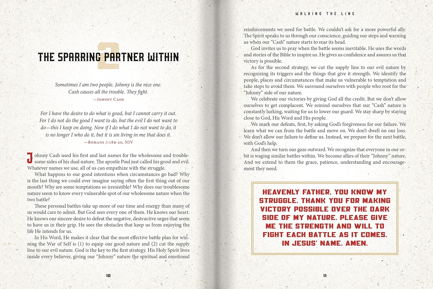Devotional - Walking The Line - Johnny Cash