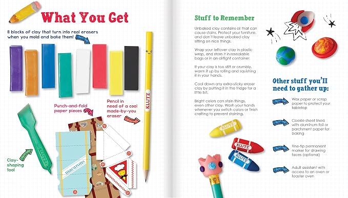 Alternate view of Mini Erasers Activity Kit by Klutz