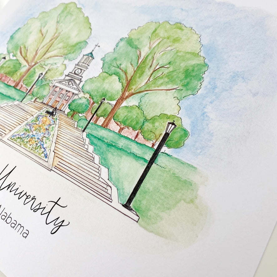 Art Print 5x7 - Samford University