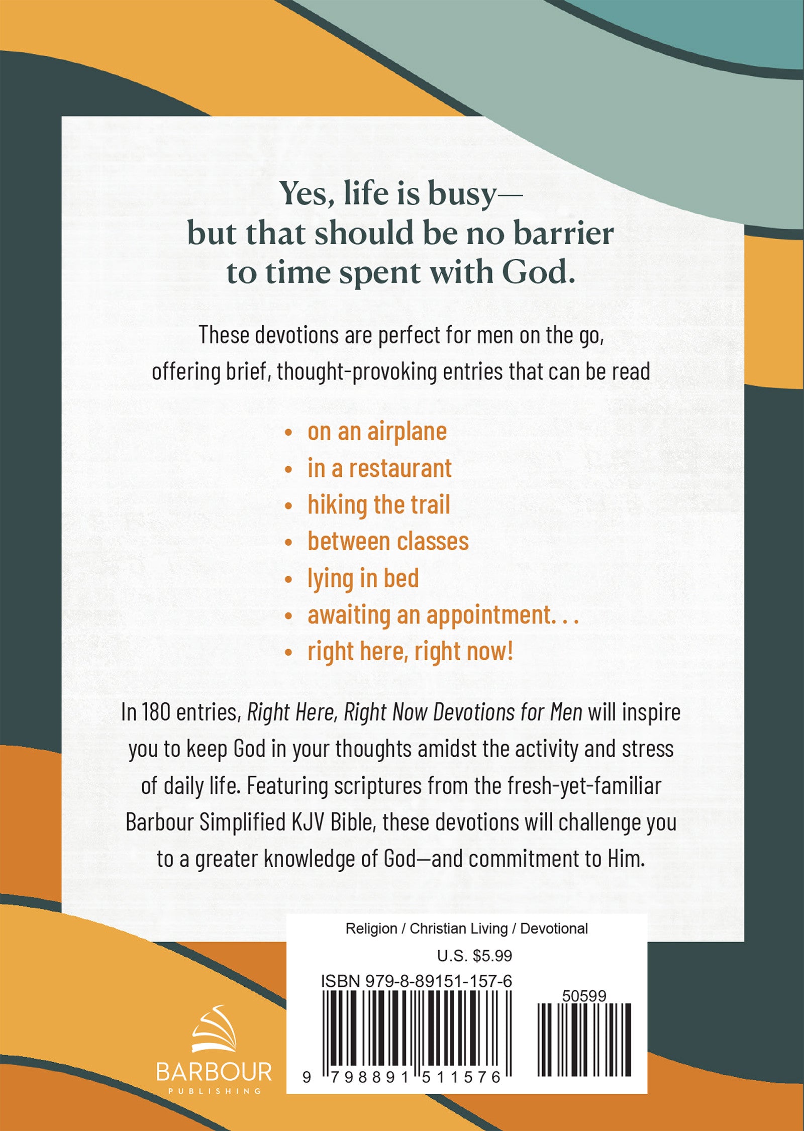 Right Here, Right Now Devotions for Men