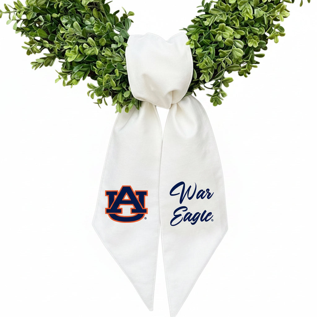 Auburn Logo Embroidered Wreath Sash