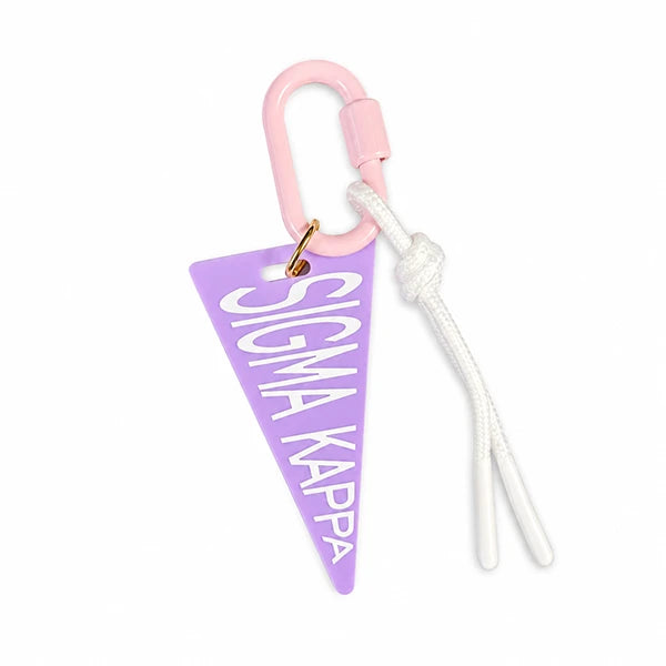 Sorority Pennant Keychain