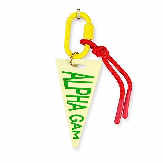 Sorority Pennant Keychain