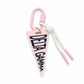 Sorority Pennant Keychain