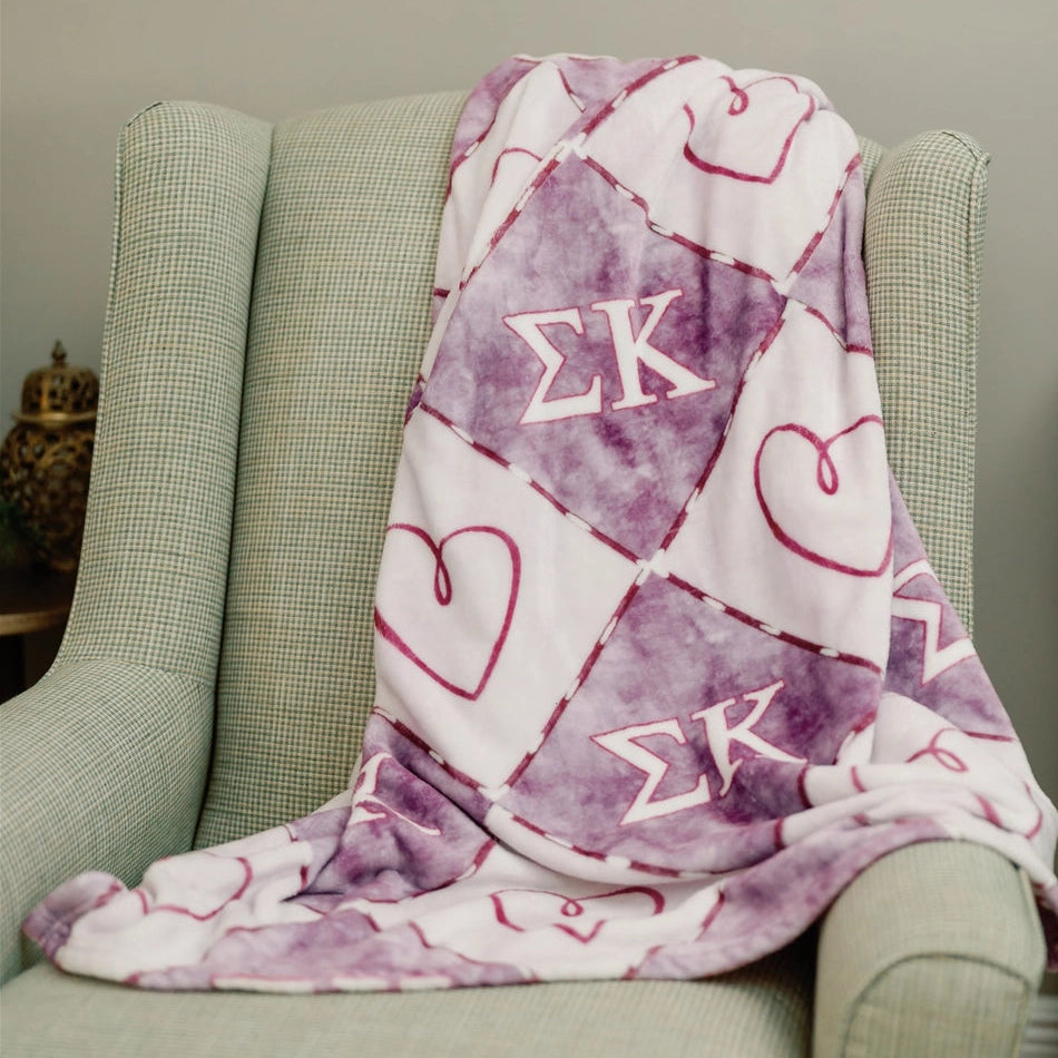 Sorority Flannel Fleece Blanket
