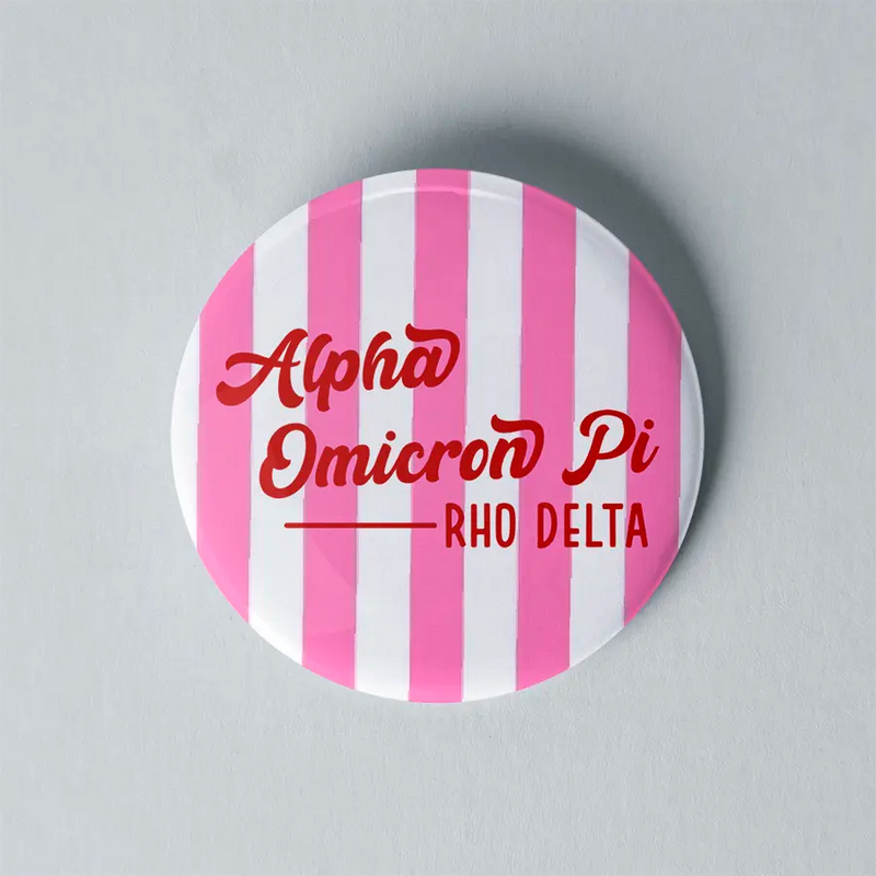 3" Sorority Stripe Button - Samford Local Chapter