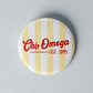 3" Sorority Stripe Button - Est Date