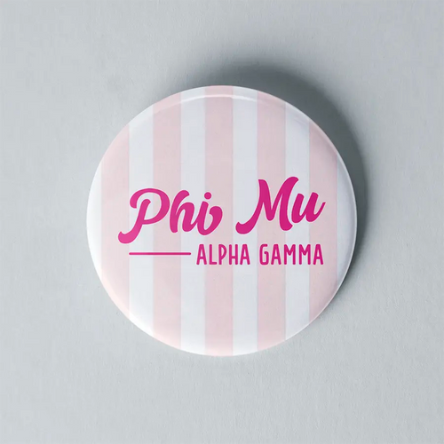 3" Sorority Stripe Button - Samford Local Chapter