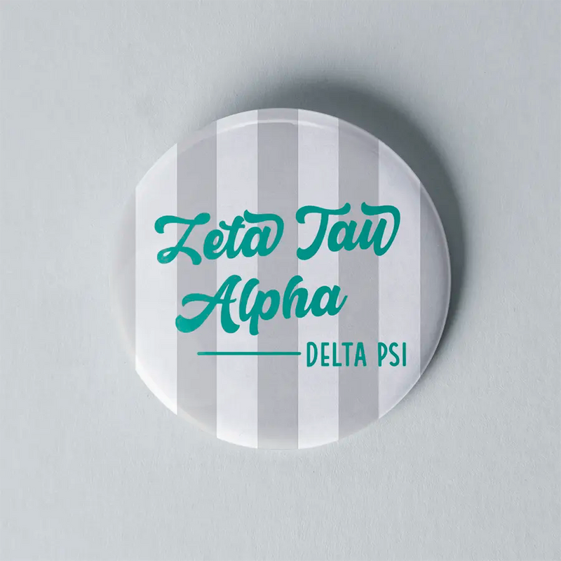 3" Sorority Stripe Button - Samford Local Chapter