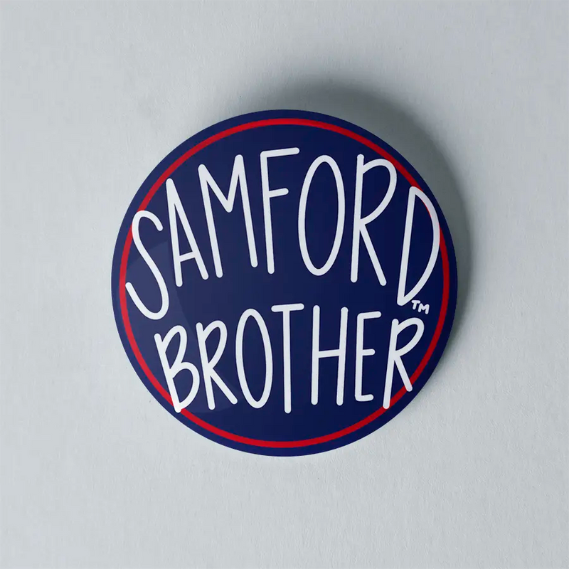 Samford 3" Button