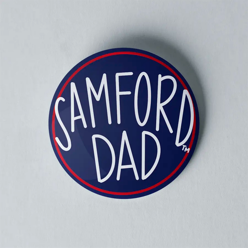 Samford 3" Button