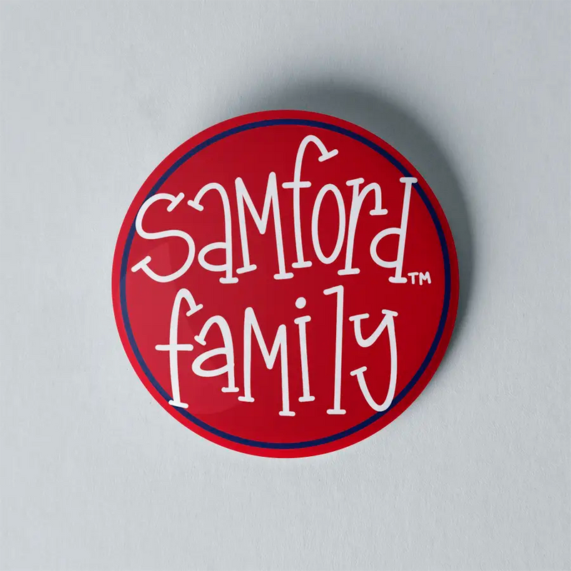 Samford 3" Button