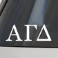 Sorority Car Decal