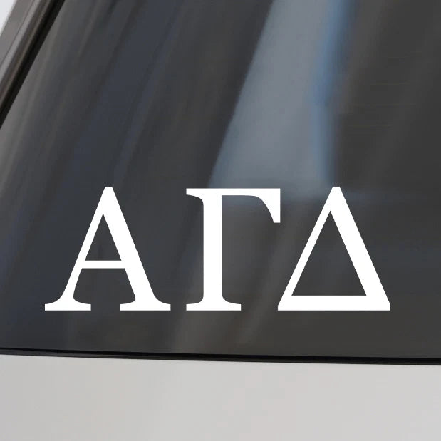 Sorority Car Decal