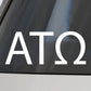 Fraternity Car Decal