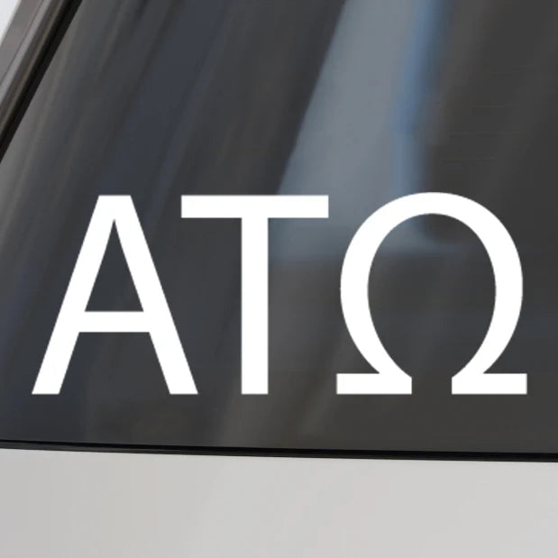 Fraternity Car Decal