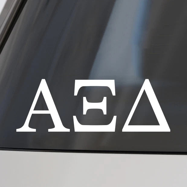 Sorority Car Decal