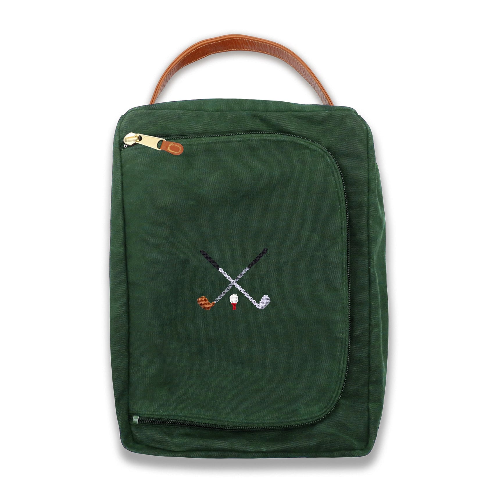 Crossed Clubs Shoe Bag