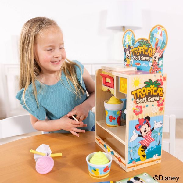 Melissa & Doug Disney Wooden Tropical Soft Serve Play Set
