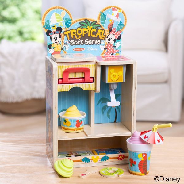 Melissa & Doug Disney Wooden Tropical Soft Serve Play Set