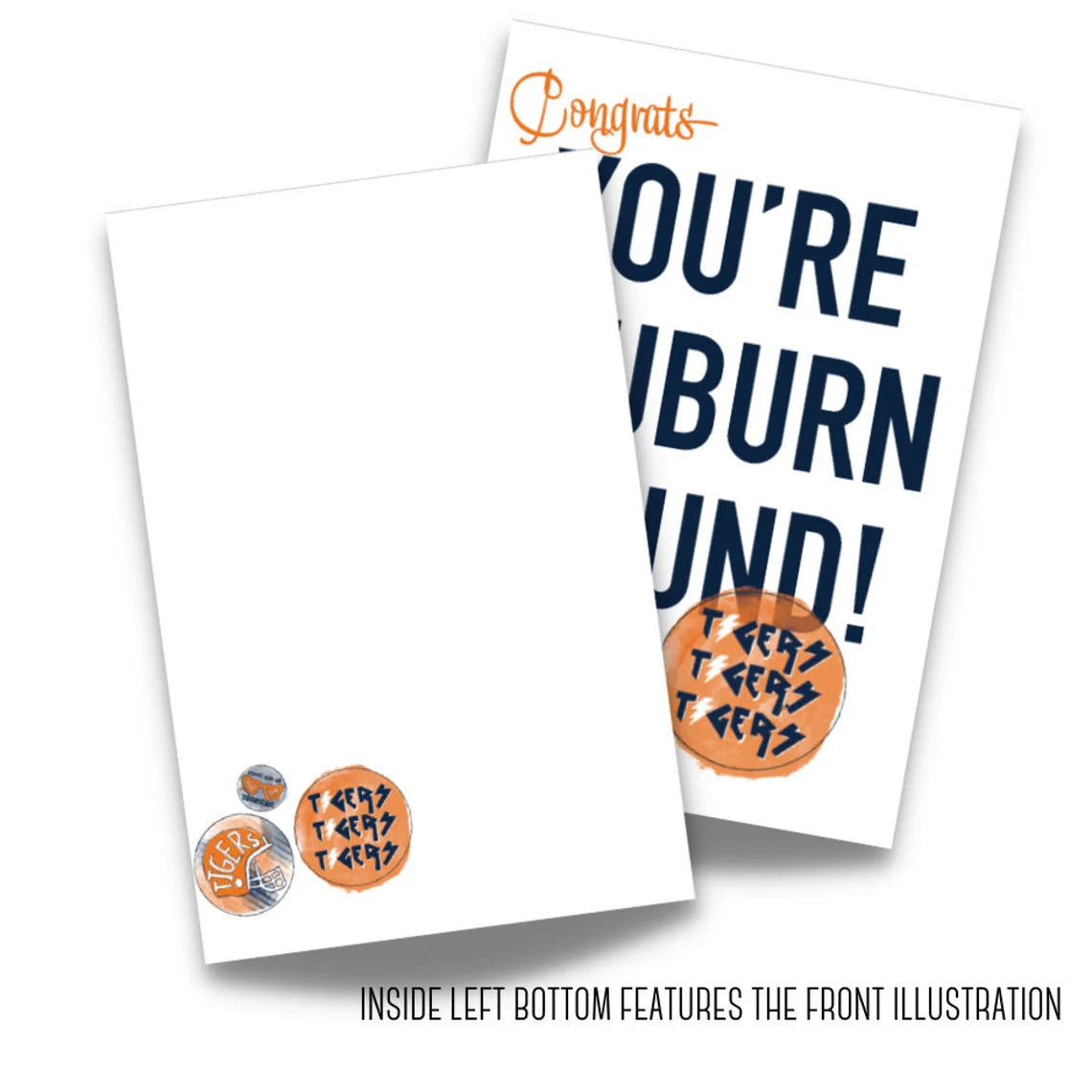 Greeting Card - Auburn Bound