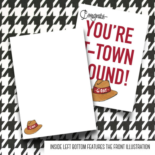 Greeting Card - T-Town Bound