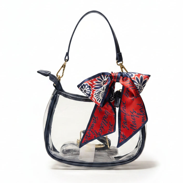Clear Stadium Purse with Samford Scarf by Desden