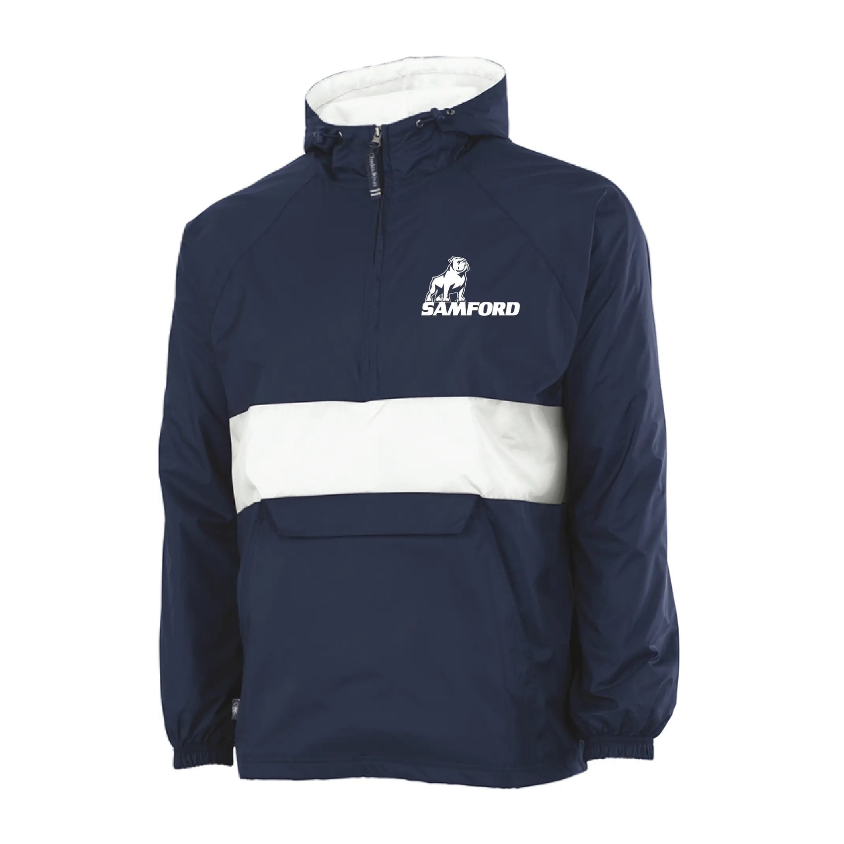Samford Classic Striped Pullover, cotton by Charles River Apparel